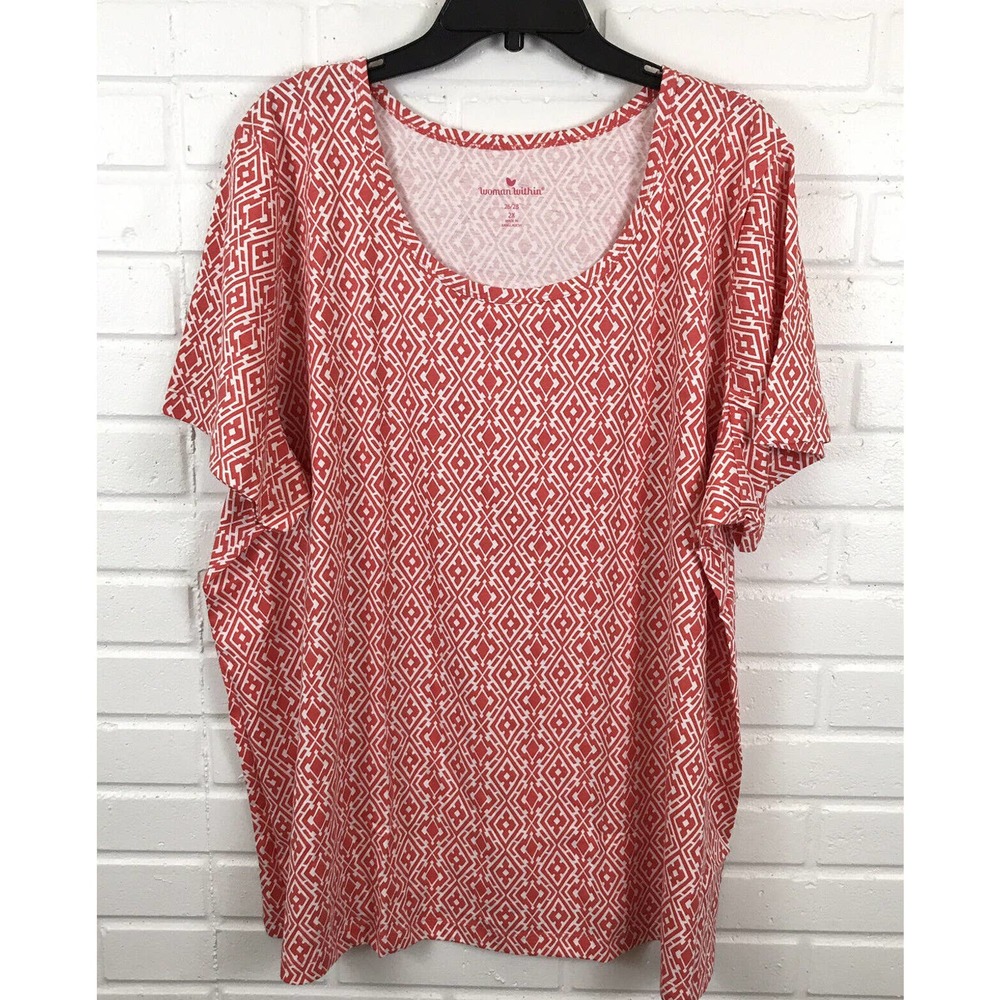 Woman Within Oversize Short SleeveTop
